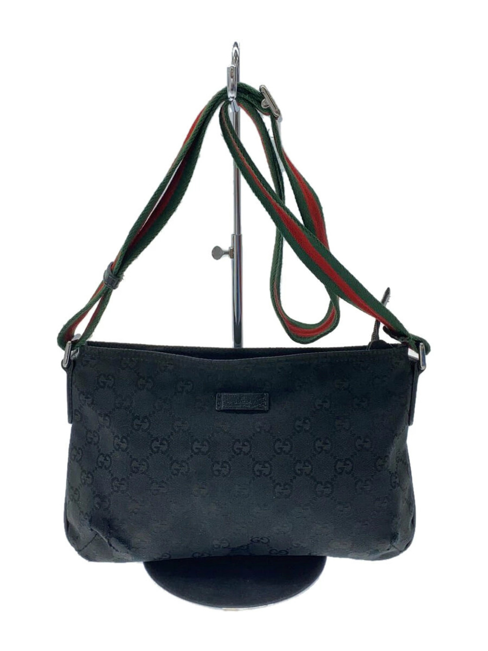 Gucci Shoulder Bag GG Canvas Black All over